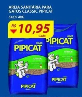 Assaí Atacadista Areia sanitaria para gatos Classic Pipicat 4kg oferta