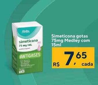 Drogaria Coop Simeticona gotas 75mg medley com 15ml oferta