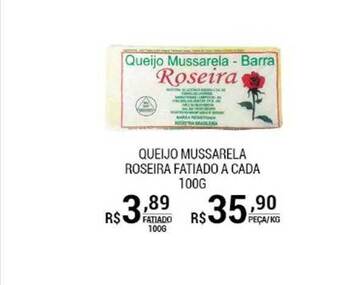 San Michel Supermercados Queijo mussarela roseira fatiado a cada oferta
