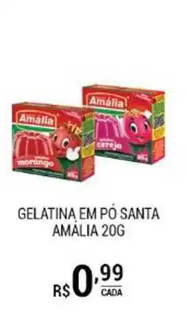 San Michel Supermercados Gelatina em pó santa amália oferta