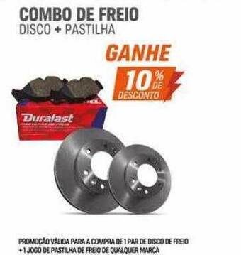 AutoZone Combo de freio disco + pastilha oferta
