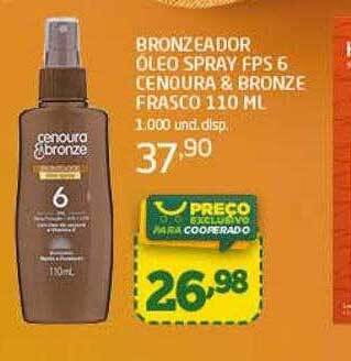 Cooper Bronzeador oleo spray fps 6 cenoura & bronze oferta