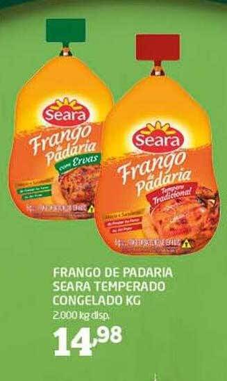 Cooper Frango de padaria seara temperado congelado kg oferta
