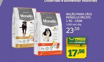 Cooper Ração para cães monello oferta