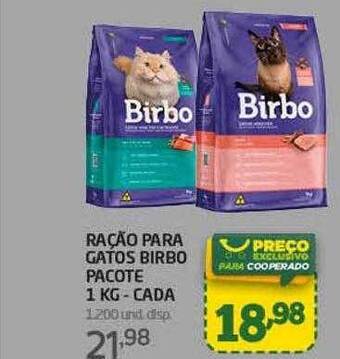 Cooper Ração para gatos birbo oferta