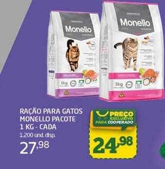 Cooper Ração para gatos monello oferta