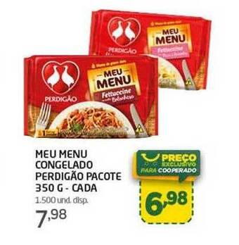Cooper Meu menu congelado perdigão oferta