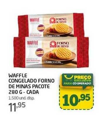 Cooper Waffle congelado forno de minas oferta