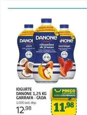 Cooper Iogurte danone 1.25kg garrafa oferta