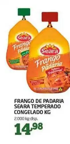 Cooper Frango de padaria seara temperado congelado kg oferta
