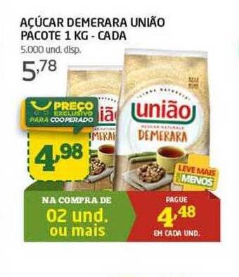 Cooper Açucar demerara união oferta
