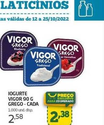 Iogurte vigor grego