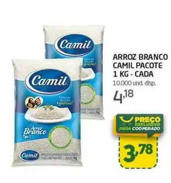 Arroz branco camil