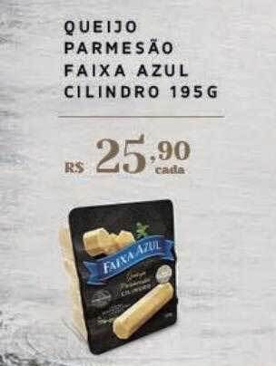 Empório Bahamas Queijo parmesão faixa azul cilindro oferta