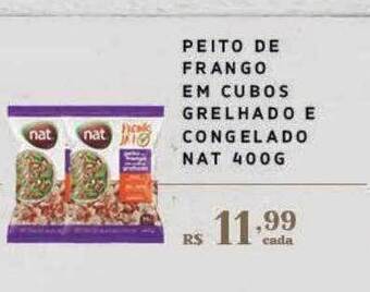 Empório Bahamas Peito de frango em cubos grelhado e congelado nat oferta