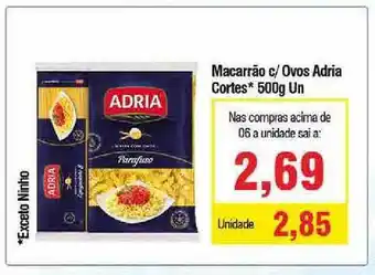 Spani Atacadista Macarrão C Ovos Adria Cortes 500g oferta