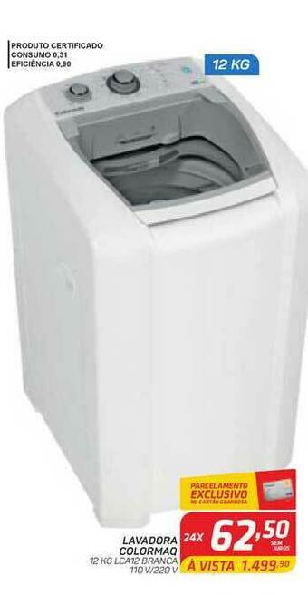 GBarbosa Lavadora Colormaq 12kg oferta