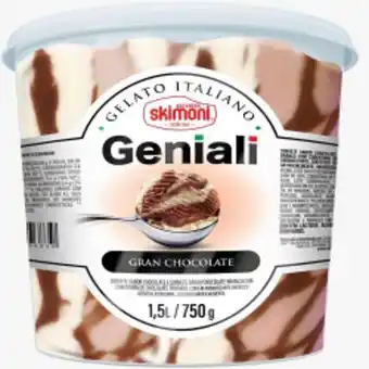 Sorvete skimoni geniali gran chocolatel