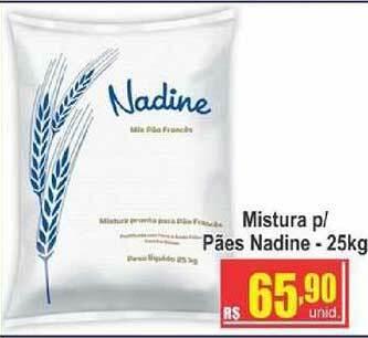 Serrano Supermercado Mistura P Pães Nadine 25kg oferta