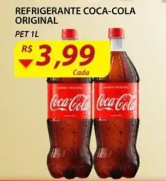Assaí Atacadista Refrigerante Coca Cola Original 1L oferta