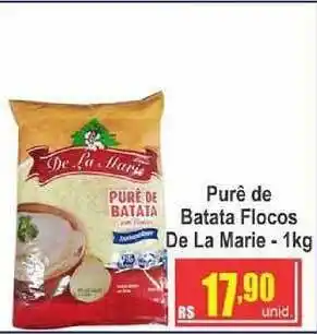 Serrano Supermercado Purê De Batata Flocos De La Marie 1kg oferta