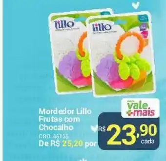 Mordedor Lillo Frutas Com Chocalho