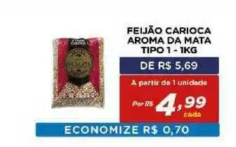 Feijão Carioca Aroma Da Mata Tipo 1 1kg