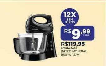 DB Supermercados Bated Mondial B50-w 127v oferta