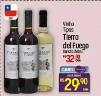 Vinho Tipos Tierra Del Fuego 750ml
