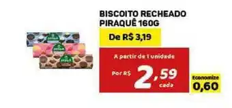Biscoito Recheado Piraquê 160g