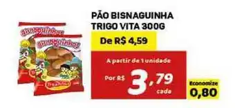 Bahamas Mix Pão Bisnaguinha Trigo Vita 300g oferta