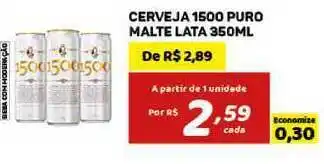 Bahamas Mix Cerveja 1500 Puro Malte 350ml oferta