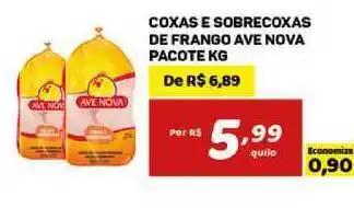 Bahamas Mix Coxas E Sobrecoxas De Frango Ave Nova 1kg oferta