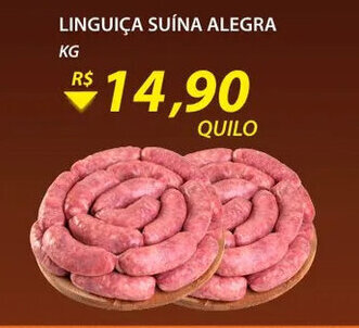 Assaí Atacadista Linguica Suina Alegra 1kg oferta