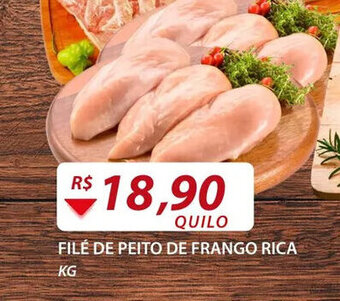 Assaí Atacadista File de Peito de Frango Rica 1kg oferta