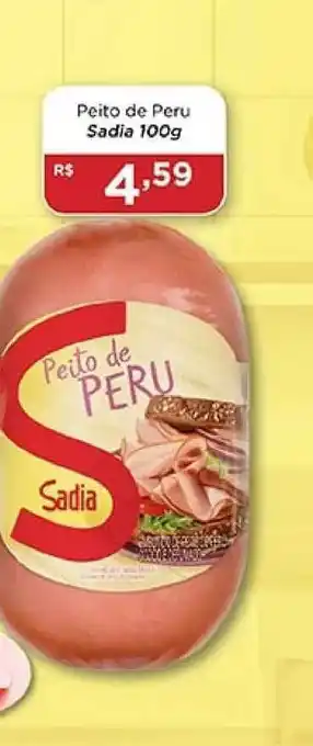 Negreiros Peito De Peru Sadia 100g oferta