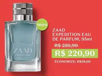 O Boticário Zaad expedition eau de parfum 95ml oferta