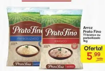Supermercados Princesa Arroz prato fino t1 branco ou parboilizado 1kg oferta