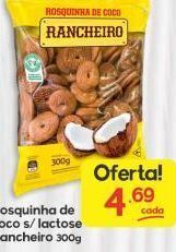 Rosquinha de coco s/lactose rancheiro 300g