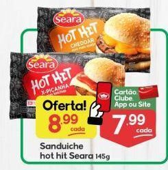 Sanduíche hot hit seara 145g