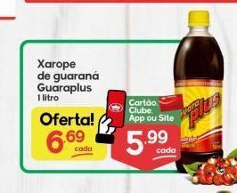 Supermercados Princesa Xarope de guaraná guaraplus 1lt oferta