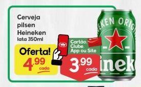 Supermercados Princesa Cerveja pilsen heineken 350ml oferta