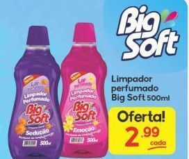 Supermercados Princesa Limpador perfumado big soft 500ml oferta