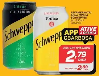 GBarbosa Refrigerante água tónica schweppes 350ml oferta