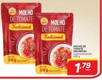 GBarbosa Molho de tomate gbarbosa 300g oferta