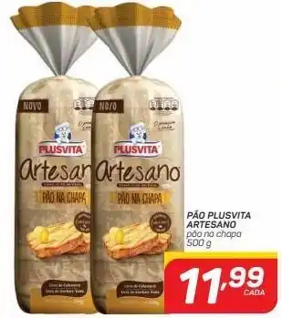 GBarbosa Pão plusvita artesano 500g oferta