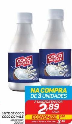 GBarbosa Leite de coco coco do vale 200ml oferta