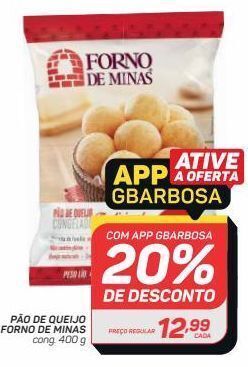 Pão de queijo forno de minas 400g