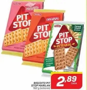 GBarbosa Biscoitos pit stop 162g oferta