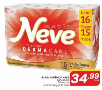 Papel higiênico neve